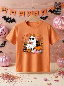 Tween Girls T-Shirts - Orange - View 1