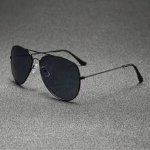 Classic Aviator Style, Slim Metal Frame, Versatile For Daily Wear, Beach Vacation, Street Style, Unisex. - Multicolor - View 14