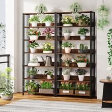 Tribesigns Bookcases - Brown - View 8