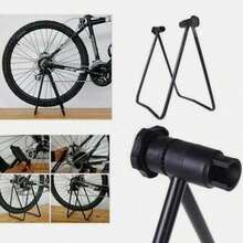 Bicycle Trainer Stationary Bike Cycle Stand Indoor Exercise Hi-Quality Foldable. - Black - View 5