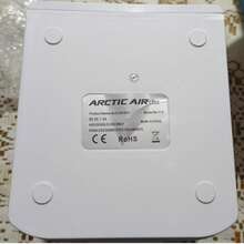 Mini aire portátil, ventilador escritorio, con filtro integrado y contenedor de agua o hielo para enfriar el ambiente con luz led - Gris - Ver 4