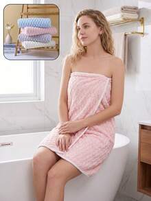 Ultra Soft Ultra Absorbent Quick Dry Microfiber Bath Towel, Suitable For Daily Use, Spa, Gym, Travel - Multicolor - View 1