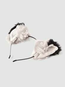 MortiRose 1pc Polyester Animal Party Cat Ear Headband, Versatile Cosplay Accessory Halloween - Multicolor - View 12