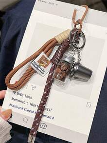 Handmade Coffee Series Pendants,Iced Americano Versatile Metal Coffee Pot Keychain, Car Pendant, Backpack And Bag Charms,Keychain For Men And Women - Multicolor - View 12