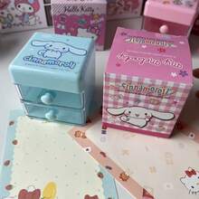 Hasbro Multi Count SANRIO Kawaii Cartoon Small Storage Box Double Drawer Desktop Organizer For Creation Enthusiasts Tabletop Arrangement Supply Viral Character Container For Cosmetics Hairpin Casual Gift Creation - Multicolor - View 10