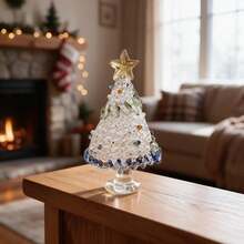 Christmas New Colorful Glass Christmas Tree Ornament Home Desktop Holiday Atmosphere Decoration - Multicolor - View 5