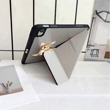 酒紅玫瑰背景小鹿保護平板保護套，附筆筒，相容 iPad 第 10 代 Smart Case/11(A16 2025)/相容 Galaxy S9/S7/S10+/相容 /相容 - 彩色 - 查看 9