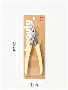 Upgraded Cream White Metal Heavy Duty Nail Rhinestone Remover, Diamond Decoration Scissor Rhinestone Remover, Diamond Decoration Scissor... With Card Packaging, Professional Salon Nail Tools - Multicolor - View 4