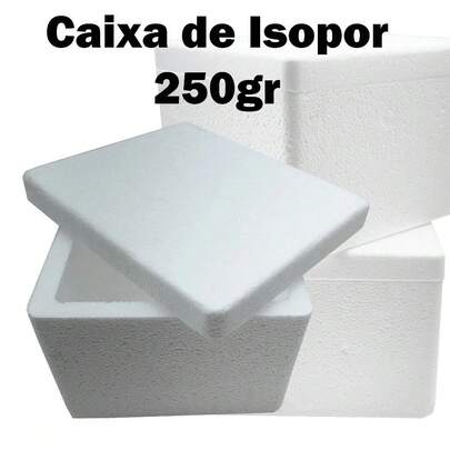 CAIXA DE ISOPOR 250 ML