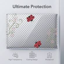 1-Piece Clear Crystal Shockproof Protective Case For MacBook/Matebook,Full Transparent Hard PC Cover With Cooling Vents,Snug Fit Laptop Shell,Compatible With 13 Neo/13.3 Air/13.3 Pro/13.6Air/14.2 Pro/15Air/16.2Pro/D16/14 Ultra - View 2