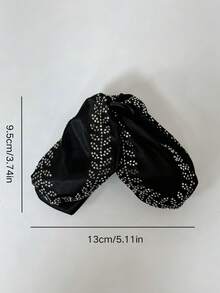 2pcs Vintage Wheat Pattern Hair Clips, Large Non-Slip Hair Clips, Strong Grip Rhinestone Hair Accessories For Women - Multicolor - View 9
