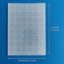 Embossing Plates, Wall Tiles, Wood Grain, Multiple Pattern Embossing Templates, Plastic Texture Mats, Suitable For Greeting Card Making, Scrapbooking, DIY Paper Crafts - Embossed Wall Tiles - View 8
