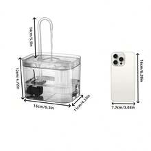 1.5L Cat Fountain, USB Powered Automatic Pet Water Dispenser - Provides Fresh, Clear Water For Cats And Dogs, Battery-Free Design - Multicolor - View 3