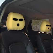 Funny Printed Car Headrest Covers Universal Elastic New Style Novelty Headrest Covers 2pcs/Pack - Car Seat Covers - View 6