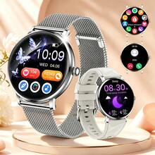 New Luxury Fashion Smart Watch For Women, 1.19-Inch AMOLED Full Touch Screen, 0.85cm Ultra-Thin Body, Customizable Watch Face, Women's Cycle Tracking, Bluetooth Calling, Camera Control, IPX8 Waterproof Swimming Watch, 100+ Sports Modes, Fitness Tracking, Perfect Gift For Friends - View 15