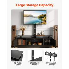 Television Stands & Entertainment Centers - Black - View 7