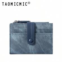 Women's Bifold Short Wallet Canvas With Card Slot ID Window Zipper Coin Purse Classic Vintage Portable For Daily Commute Birthday Gifts - Multicolor - View 11