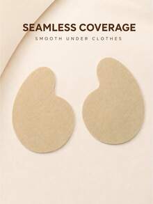 Mango Non-Woven Adhesive Breast Petals For Women, Ultra-Thin Invisible Seamless Mango-Shaped Nipple Covers, Comfortable Lift, Suitable For Dresses, Formal Gowns And Photography - Multicolor - View 2