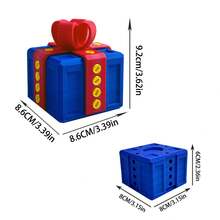 Surprise Creative April Fools' Day Birthday Box Gift Screw Box Prank Empty Box Funny Friend Abstract Toy Annoying Gift Box, Difficult Opening Puzzle Gift Box, Brain Teaser Fidget Box With Bow, Multi-Layer Secret Compartment Trick Box, Novelty Prank Toy, Fun Challenge Game, Desktop Decor-Collection Commemoration And Holiday Gift-Perfect Gift-Gift- Scene Toys - Multicolor - View 11