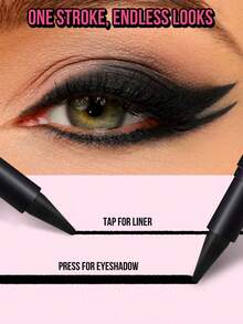 MISSLYN 2pcs Halloween Makeup Set, Multi-Use, Creamy Texture, Smoky Eyeliner, Matte Eyeliner, Easy To Blend Smooth, Rich Pigment Long-Lasting Lip Gloss, Silky Lightweight Formula, Suitable For Birthday, Best Gift, Party Ready, New Year Gift - #Set1 - View 7