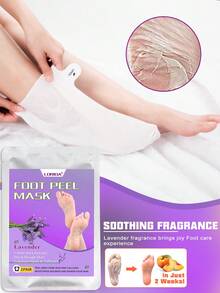 5 Packs Foot Peeling Mask,Exfoliator Peel Mask ,Foot Peel Masks For Men And Women Feet Peeling Mask Natural Ingredient Design, Moisturizing Exfoliator Foot Mask - View 5