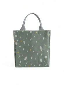 Linen Drawstring Insulated Lunch Bag, Portable Meal Storage Bag, Suitable For Students And Adults, Large Capacity Picnic Bag, Foldable Food Storage Bag, Applicable For Office, School, Outdoor Dining And Daily Use Travel Storage Bag - Multicolor - View 16