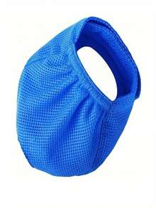 1pc Paws Savvy Cat Nail Trimming Muzzle, Adjustable Breathable Anti-Bite Cat Grooming Face Mask, Comfortable Mesh Pet Care Head Cover, Suitable For Grooming, Bathing, Cleaning And Veterinary Care, Christmas Print Holiday Gift Style - Multicolor - View 5