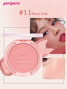 K-Beauty Peripera Matte Blush Palette + Ink Mood Water Gloss Lip Tint, Fine Texture, Long-Lasting, Multi-Functional, Hydrated Glow, Korean Makeup Set - Blush & Tint Glow Set - View 5