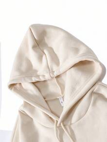 Plus Size Sweatshirts & Hoodies - Apricot - View 5