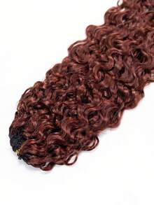 OQ Rambut Keriting Burma Warna Cokelat Kemerahan dengan Model Bulu untuk Rajutan, Rambut Manusia Asli, Panjang 16-24 Inci, Mudah Dikepang, Bebas Rontok, Mudah Dipasang, 50g Per Bundel, Rambut Manusia Asli Perawan, Tanpa Proses Kimia, Dapat Digunakan Sehari-hari, Cocok untuk Pemula. - S33 - View 11