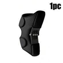 Elderly Knee Stabilizer, Stair Climbing Assistive Device, Outdoor Hiking Aid, Suitable For Elderly Daily Activities, Knee Joint Support Device, Hiking Protection, Sports Elderly Support, Fitness Walking, Climbing, Patella Knee Guard, 1pc Adjustable Knee Compression Sleeve With Spring Support - Breathable, Suitable For Knee Stabilizer, Buckle Closure, Hand Washable - Hiking Knee Pads - View 12