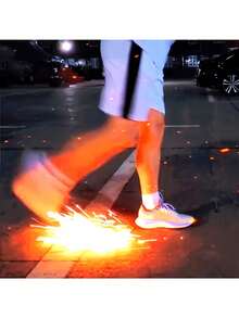 Very Cool Anti-Slip Foot Brake Accessory, Skateboard, Electric Scooter, Motorcycle, Performance Prop, Friction Can Produce Many Gorgeous Sparks, Suitable For Night Stunts And Party Use, Halloween, Christmas Gift - A - View 11