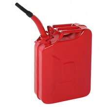 20L US Standard Cold-Rolled Plate Petrol  Can Gasoline Bucket With Oil Pipe Red - Red - View 1