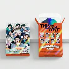 Zojirushi 124 قطعة بطاقة صور هولوغرافية لومو SK Mini Album THIS & THAT نجوم الكي بوب - A - مشاهدة 7