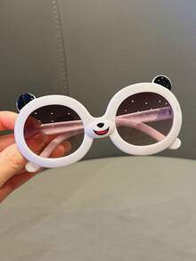 1 Pair Kids Fashion Glasses, Suitable For 3-12 Years Old Boys And Girls, Versatile Style, Personalized Photo Posing, Comfortable And Ultra-Lightweight - Multicolor - View 4