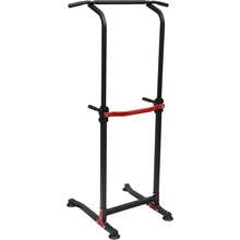 GLADNEY Klimmzugstation Power Tower Dip Station verstellbar, Multifunktion Trainingsstation für Zuhause mit Pull-Up, Push-Up & Beinheben, 150kg belastbar, Fitnessgerät Schwarz für Heimtraining - Standard - Übersicht 9