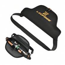 LEOFISHING Lightweigh Fishing Gear Storage Bag Sling Backpack Bag,Used For Storing Telescopic Fishing Rods And Reels Black - Black - View 1