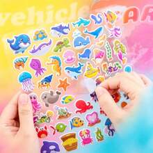 Reusable Sticker Book, Early Education Stickers For Kids, Quiet Sticker Book, Multiple Scenes, Suitable For Christmas And New Year Gifts, Reading Stickers, Quiet Book, Children's Christmas Stickers, Sticker Book - Multicolor - View 8
