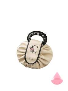 Travel Portable Drawstring Storage Bag, 26 Letter Drawstring Makeup Bag, Travel Portable Drawstring Storage Bag, Cosmetics Travel Toiletries Storage Bag, Gift Storage Bag, Cosmetics Bag, Travel Essentials, Women's Christmas Halloween Gift - Multicolor - View 12