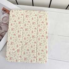 蕾絲粉色小碎花 Y 型支架保護平板保護套，附筆槽，相容 iPad 第 10 代 Smart Case/11(A16 2025)/相容 Galaxy S9/S7/S10+/相容 /相容 - 彩色 - 查看 6