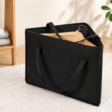 Versatile Hanger Organizer , Foldable Flat Design, Large Capacity To Store Clothes Hangers, Portable Household Storage Bag For Bedroom Closet, Laundry Room, Apartment Organization, Daily Use, Spring Summer Autumn Winter Home Tidying - Multicolor - View 15