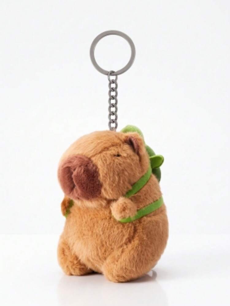 Gantungan Kunci Boneka Capybara Lembut, Boneka Capybara Lucu Realistis, Liontin Capybara, Hiasan Tas Ransel, Hadiah Ulang Tahun, Boneka Plush, Capybara Merah Muda, Hadiah Pesta Anak, Dekorasi Ulang Tahun - MultiWarna - View 17