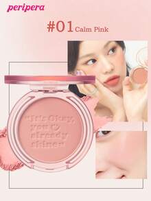 Too Cool for School K-Beauty Peripera 霧面腮紅盤 + 臥蠶眼影棒，細緻質地，持久顯色，多功能，奶油妝感，韓系彩妝套組 - 腮紅眼影棒高光套裝 - 查看 2