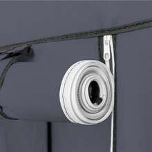67" Clothes Closet Portable Wardrobe Clothes Storage Rack 12 Shelves 4 Side Pockets Gray - Dark Grey - View 5