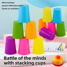 1pc Speed Stacking Cups Game Set, Colorful Plastic Stacking Cups With ...
