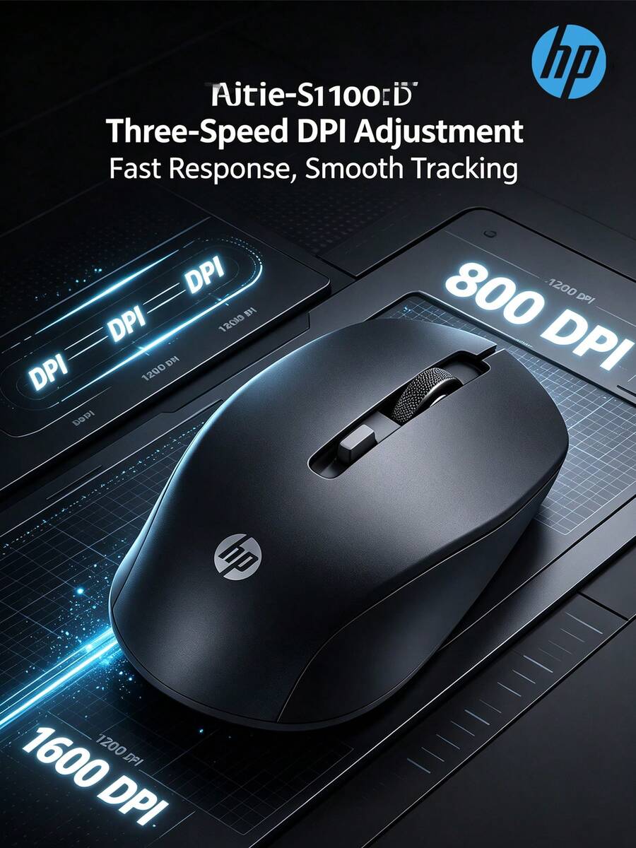 HP Wireless Mouse Silent Cute Rechargeable Bluetooth Mouse For Women ...