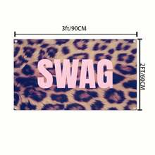 1pc Leopard Print Cool Tapestry, Home Decor, Polyester Fabric, Suitable For Party, Daily Home, Photography Backdrop, Indoor/Outdoor, Room, Yard, Garden, Living Room, Kitchen, Bed Head Decor - Multicolor - View 2