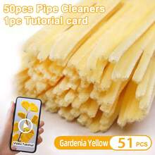 101 Pcs DIY Chenille Stem Set + Video Tutorial– 31 Colors Encrypted Chenille Stems, 30cm Fuzzy Pipe Cleaners – Suitable For Valentine's Day, Party Decoration, Christmas Decor And More– High Quality – Adult Crafts And Commercial Use - Monochrome - View 22
