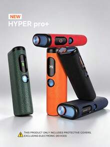 1PC For New GLO HYPER Pro+ Protective Case, PU Leather Texture, Anti-Slip, Enhanced Grip, Precise Cutouts, Multi-Color, Unisex, Couple Style, Meets Different Personalized Needs, Minimalist Fashion, Business, Daily Use, Lightweight And Portable, Effectively Protects Against Daily Drops, Scratches, Fingerprints, Can Change Appearance Style While Protecting, Suitable For Gifts And Personal Use, Storage Box - GLO HYPER Pro+/Lychee Pattern - View 2