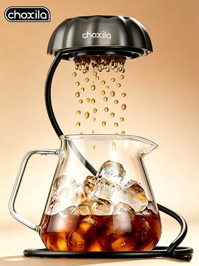 choxila 1 pieza Taza de filtro de gotas de café, filtro de goteo de café de plástico con forma de flor, función de extracción uniforme, herramienta de filtro de café creativa, puede preparar un sabor estable, accesorio de barista compacto, adecuado para estación de café en el hogar y máquina de café para principiantes